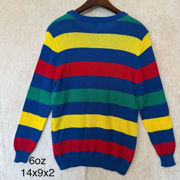 NWT Mickey Mouse Sweater Retro Striped Reimagined Kids Disney 100 Youth Sz XL - Picture 12 of 12